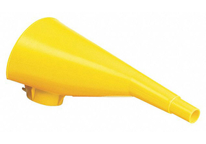 FUNNEL 9IN.X1-1/8IN. YELLOW by Eagle