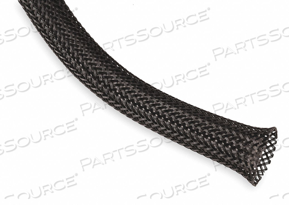 BRAIDED SLEEVING 1.500 IN. 200 FT. BLACK by Techflex