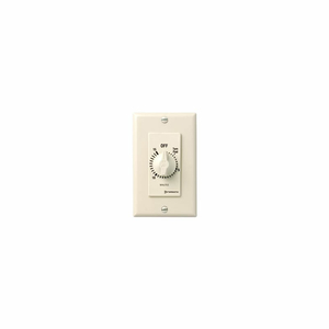 15 MINUTE 125-277V SPST DECORATOR SERIES SPRING WOUND TIMER, ALMOND by Intermatic 15 MINUTE 125-277V SPST DECORATOR SERIES SPRING WOUND TIMER, ALMOND by Intermatic