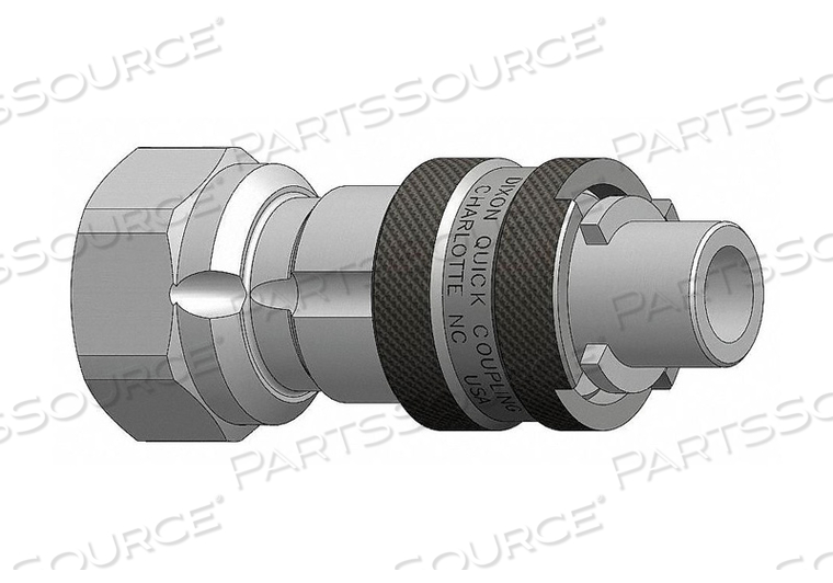 QUICK CONNECT PLUG 1/2 BODY 3/4 -14 by Dixon Valve and Coupling QUICK CONNECT PLUG 1/2 BODY 3/4 -14 by Dixon Valve and Coupling