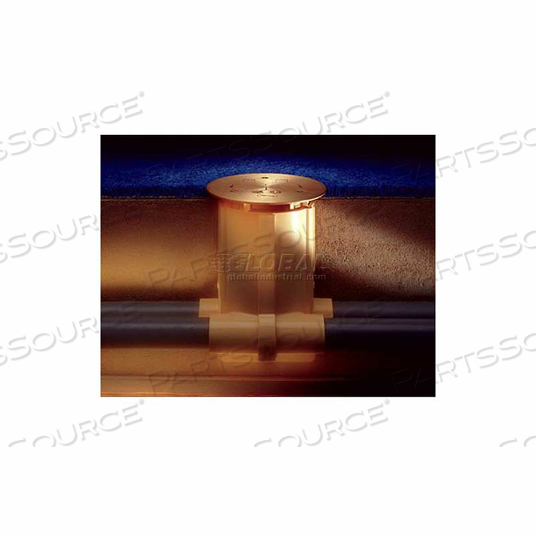 FLOOR OUTLET, PVC, 1-POWER OUTLET, 1-COMMUNICATIONS by Wiremold