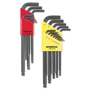 BALL END HEX KEY SET 22 PIECES by Bondhus