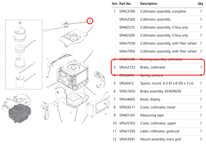 COLLIMATOR BRAKE ASSEMBLY by Carestream Health, Inc.