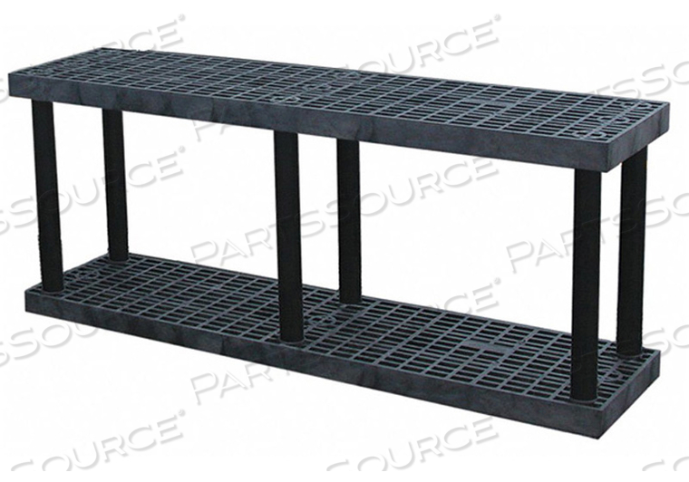 PLASTIC SHLVNG OPEN STARTER 48 H 2 SHELF by SPC Industrial PLASTIC SHLVNG OPEN STARTER 48 H 2 SHELF by SPC Industrial