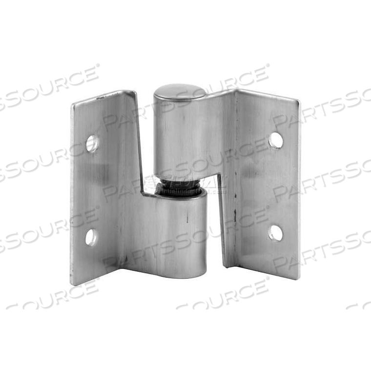 SURFACE MOUNTED HINGE SET, RH-IN/LH-OUT, W/FASTENERS,ST. STAINLESS STEEL 