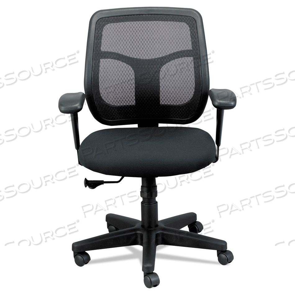 APOLLO MID-BACK MESH CHAIR, 18.1" TO 21.7" SEAT HEIGHT, BLACK APOLLO MID-BACK MESH CHAIR, 18.1" TO 21.7" SEAT HEIGHT, BLACK