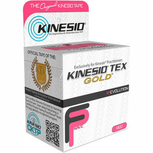 KINESIO TEX GOLD FP KINESIOLOGY TAPE, 2" X 5.5 YDS, RED, 6 ROLLS by Fabrication Enterprises KINESIO TEX GOLD FP KINESIOLOGY TAPE, 2" X 5.5 YDS, RED, 6 ROLLS by Fabrication Enterprises