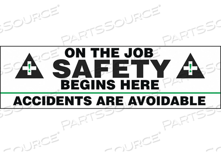 SAFETY RECORD SIGNS 28IN X 8FT. VINYL by Accuform Manufacturing, Inc. SAFETY RECORD SIGNS 28IN X 8FT. VINYL by Accuform Manufacturing, Inc.