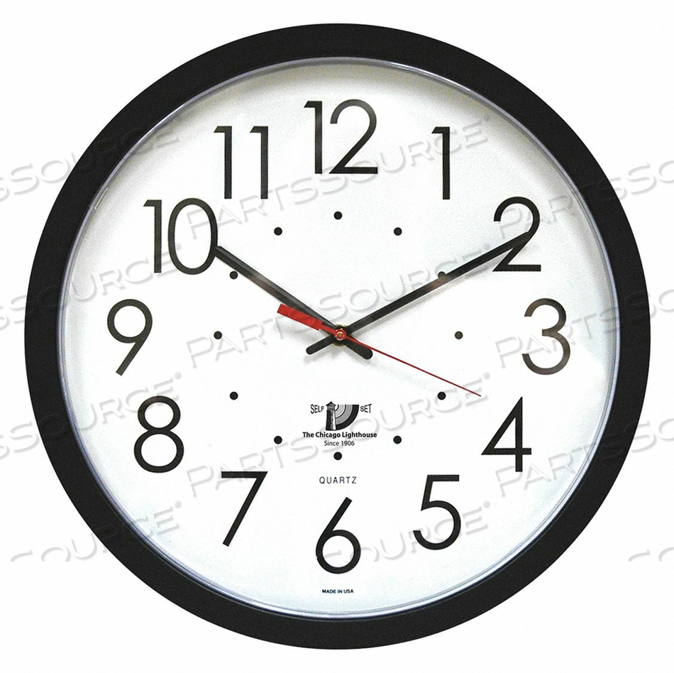 WALL CLOCK ANALOG BATTERY by Chicago Lighthouse WALL CLOCK ANALOG BATTERY by Chicago Lighthouse