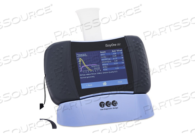 AIR DIAGNOSTIC SPIROMETER, MEETS ATS/ERS 2005, OSHA AND SSD, 3.4 IN X 1.4 IN X 6.1 IN by NDD Medical Technologies Inc