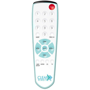 CLEAN REMOTE SPILL PROOF UNIVERSAL HOSPITAL TV REMOTE by Alco Sales & Service Co