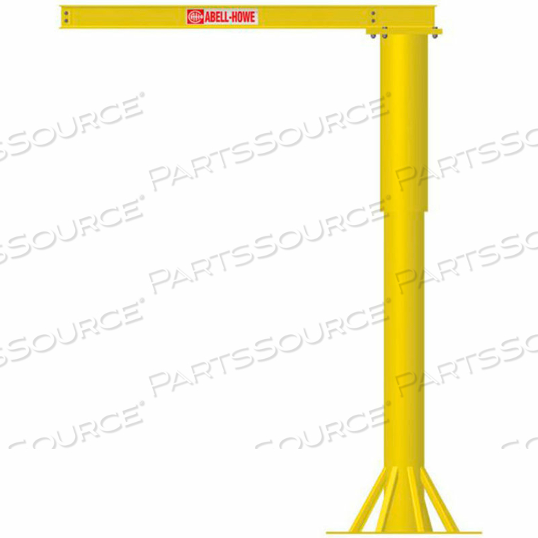 BASE MOUNTED LIGHT DUTY JIB CRANE FOUNDATIONLESS 500 LB. CAPACITY by Abell-Howe Company