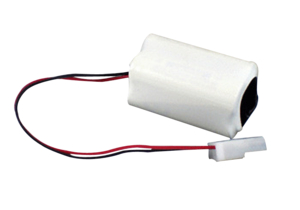 RECHARGEABLE BATTERY PACK, NICKEL CADMIUM, 4.8V, 0.7 AH, 2 PIN LEAD LENGTH by R&D Batteries, Inc.