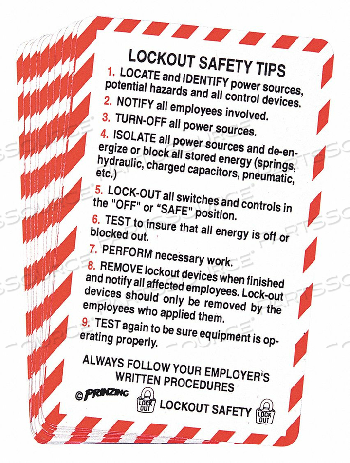 LOCKOUT TRAINING MATERIALS ENGLISH PK10 by Brady Americas LOCKOUT TRAINING MATERIALS ENGLISH PK10 by Brady Americas