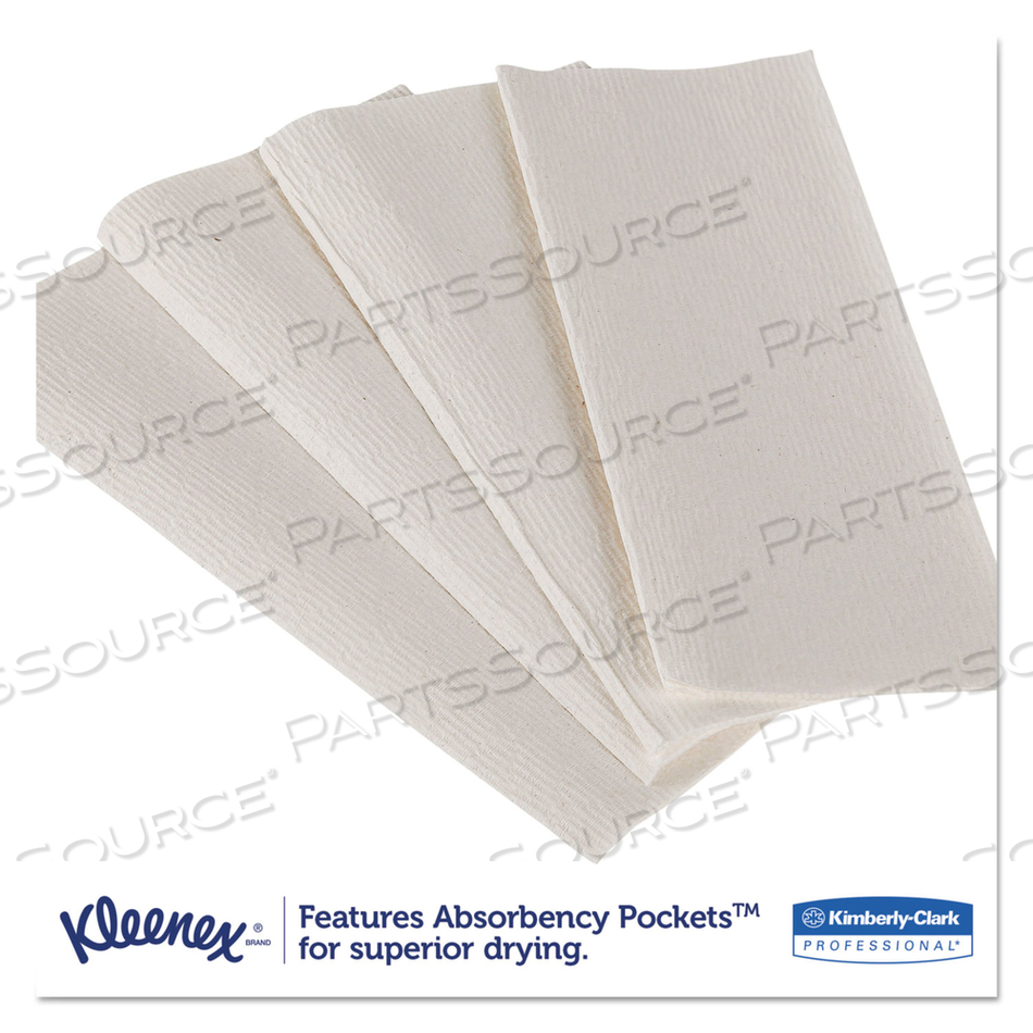 PREMIERE FOLDED TOWELS, 9.4 X 12,4, WHITE by Kleenex