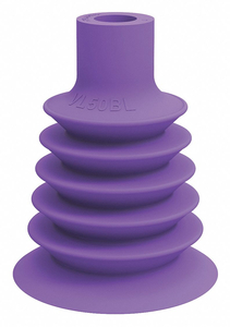 SUCTION CUP PURPLE 50MM DIA 63MM H PK5 by Valuline