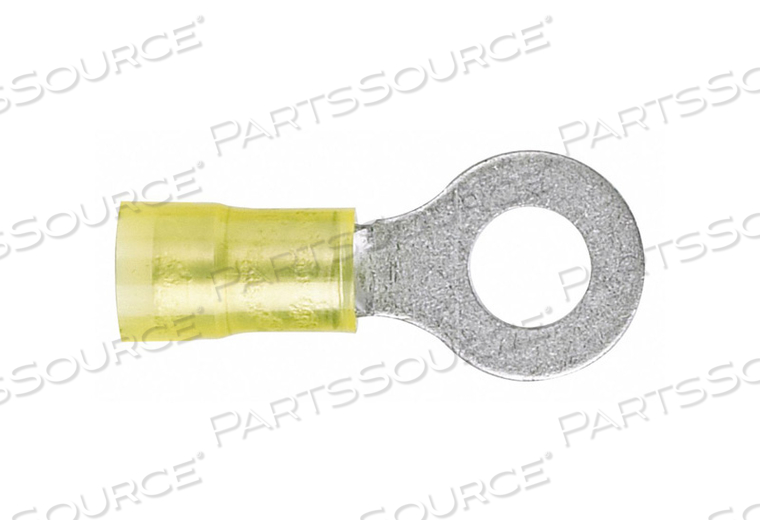 TERMINAL, RING, INSULATED, 600V, 12 AWG TO 10 AWG, 3/8 IN. by Panduit TERMINAL, RING, INSULATED, 600V, 12 AWG TO 10 AWG, 3/8 IN. by Panduit
