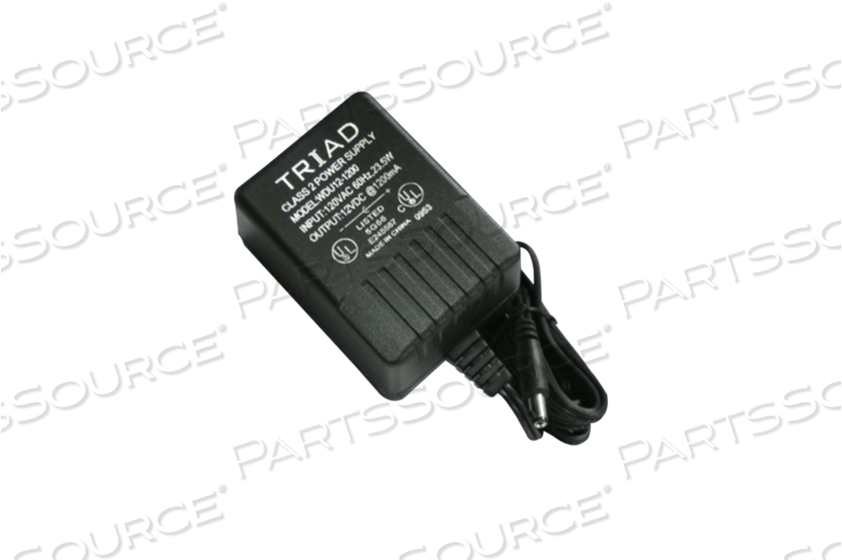 12V AC/DC RBT IV POWER ADAPTER by Intoximeters, Inc.