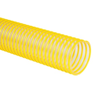 DUCTING HOSE 50 FT L CLEAR/YELLOW by Flexaust Co. Inc.