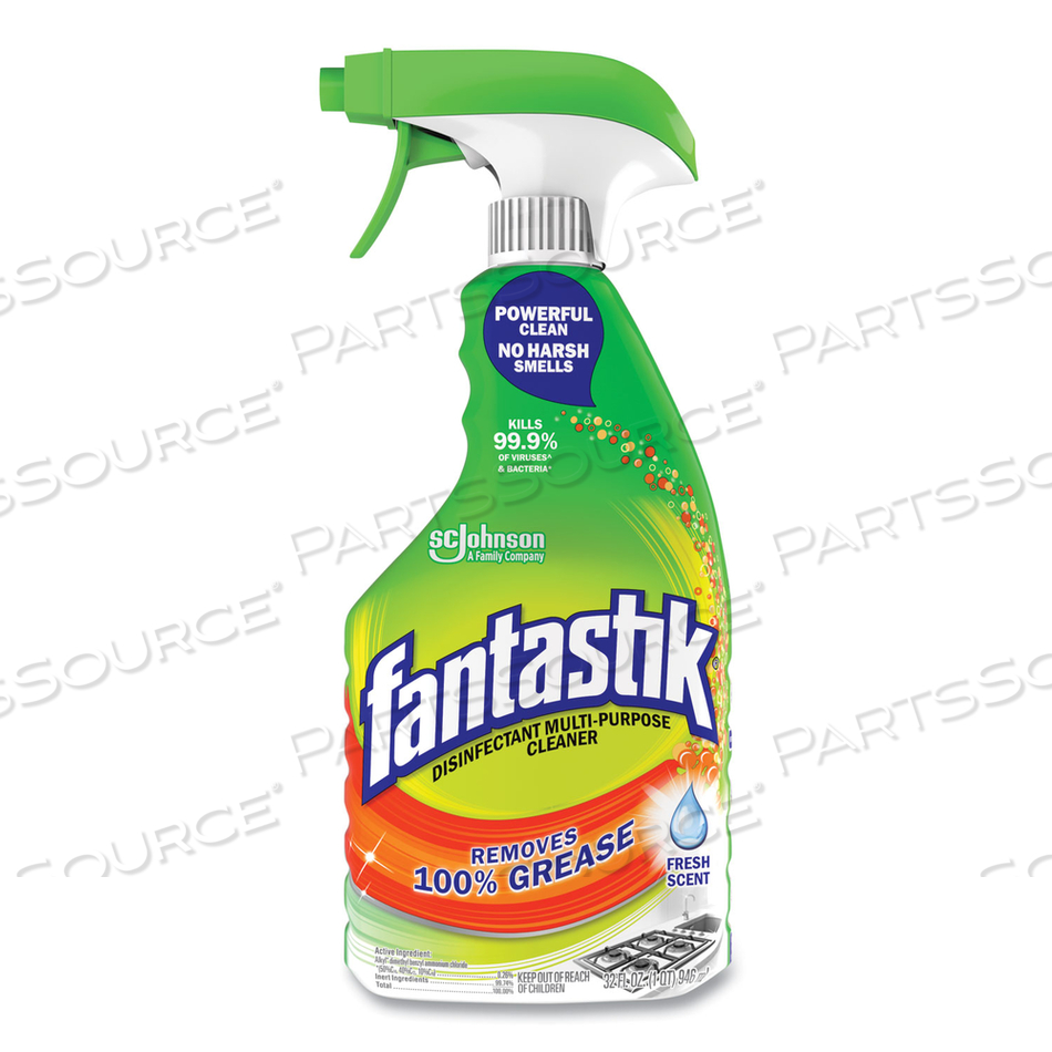 DISINFECTANT MULTI-PURPOSE CLEANER FRESH SCENT, 32 OZ SPRAY BOTTLE by Fantastik