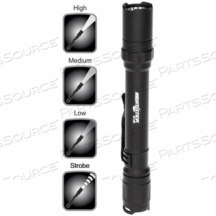 NIGHTSTICK MINI TACTICAL PRO LED FLASHLIGHT - 200/90/45 LUMENS, 2 AA BATTERIES by Bayco NIGHTSTICK MINI TACTICAL PRO LED FLASHLIGHT - 200/90/45 LUMENS, 2 AA BATTERIES by Bayco