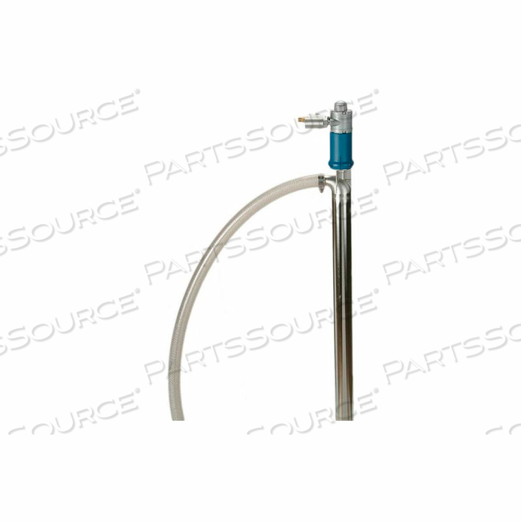 40" DRUM PUMP KIT - STAINLESS STEEL PUMP TUBE - AIR MOTOR by FINISH THOMPSON 40" DRUM PUMP KIT - STAINLESS STEEL PUMP TUBE - AIR MOTOR by FINISH THOMPSON