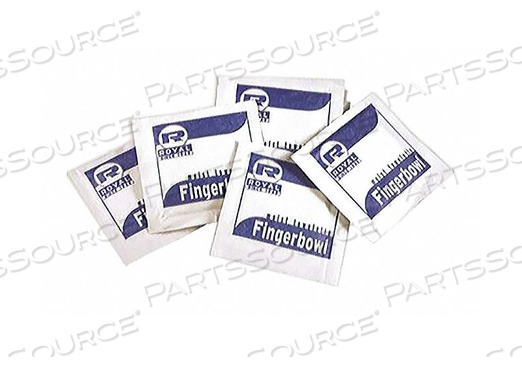 HAND CLEANING WIPES 6 X 4 LEMON PK1000 by Royal Paper