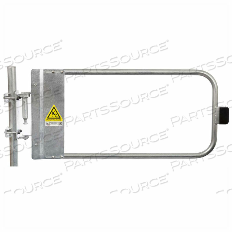 SELF-CLOSING SAFETY GATE, 46.5" - 50" LENGTH, GALVANIZED by Kee