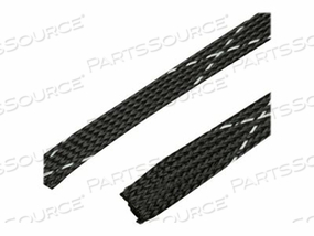 BRAID SLEEVE 1.25IN X50FT BLK FR PET 1RL by Panduit