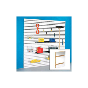 48" X 96" SLATWALL PANEL - MIRROR, WITH ALUMINUM INSERTS - PKG QTY 4 by Holland Panel Products