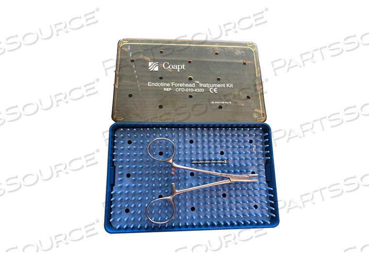 FOREHEAD INSTRUMENT KIT; ENDOTINE®; INCLUDES: (2) 3.92 X 3.95MM DRILL BIT AND STERILIZATION TRAY WITH LID 