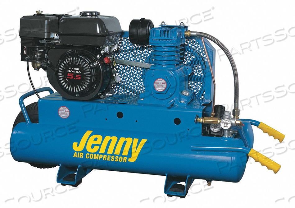 PORTABLE GAS AIR COMPR 1 STAGE 6 1/2 HP by Jenny