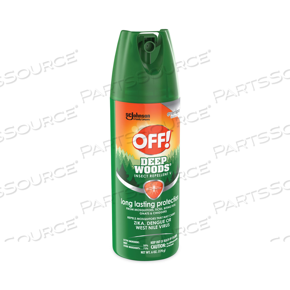 DEEP WOODS INSECT REPELLENT, 6 OZ AEROSOL SPRAY by OFF!