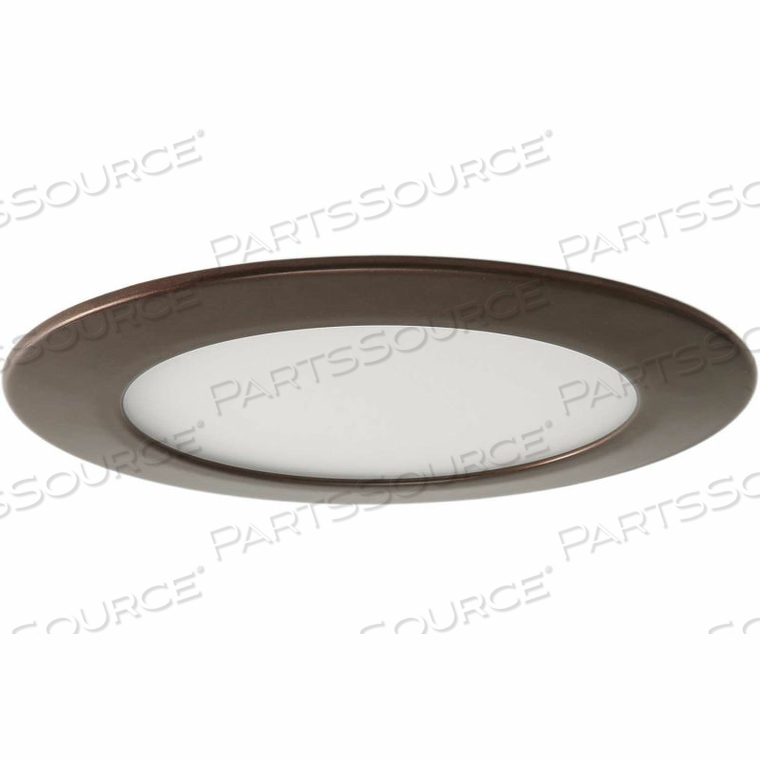 4" ROUND CRANIUM LED FLUSH MOUNT LIGHT 9W, 120V TO 277V, 3000K, BRONZE by AMAX Lighting