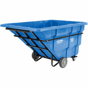 DELUXE RECYCLING EXTRA HEAVY DUTY PLASTIC TILT TRUCK 2-1/2 CU. YARD by Quality Industries LLC