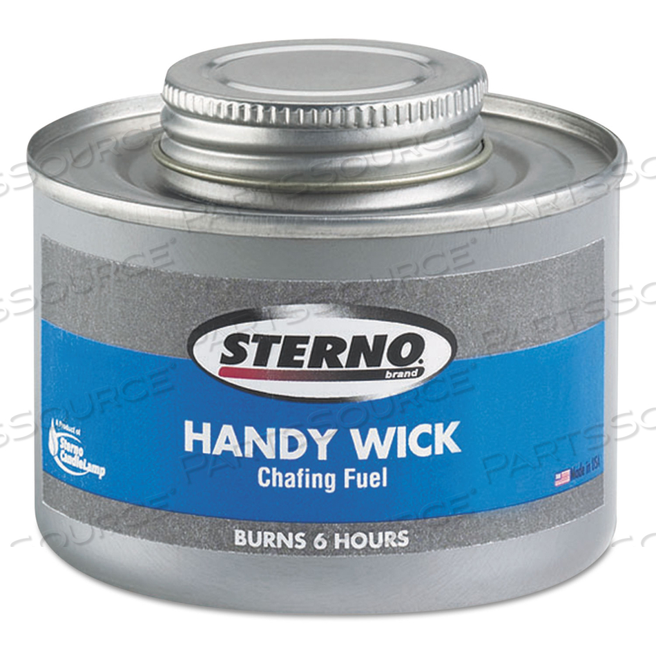 HANDY WICK CHAFING FUEL, METHANOL, 6 HOUR BURN, 7.11 OZ CAN by Sterno