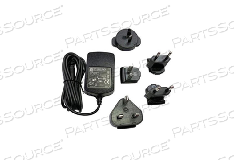 ADAPTER KIT, 12 V, 0.5 A POWER WITH PLUG ENDS by Ohaus Corporation