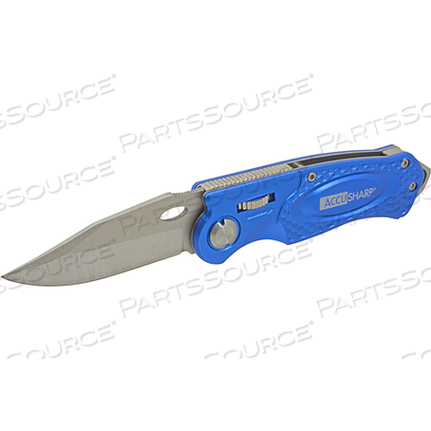 KNIFE, POCKET FOLDING (BLUE) 