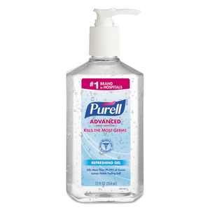 ADVANCED REFRESHING GEL HAND SANITIZER, 12 OZ PUMP BOTTLE, CLEAN SCENT by Purell