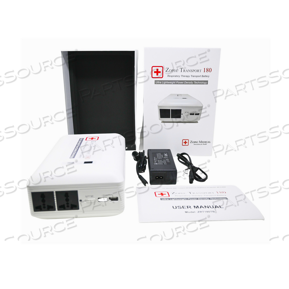 120V 300W T180 PURE SYSTEM BATTERY FOR HIGH FLOW NASAL CANNULA (HFNC) VENTILATORS by Zopec Medical, LLC