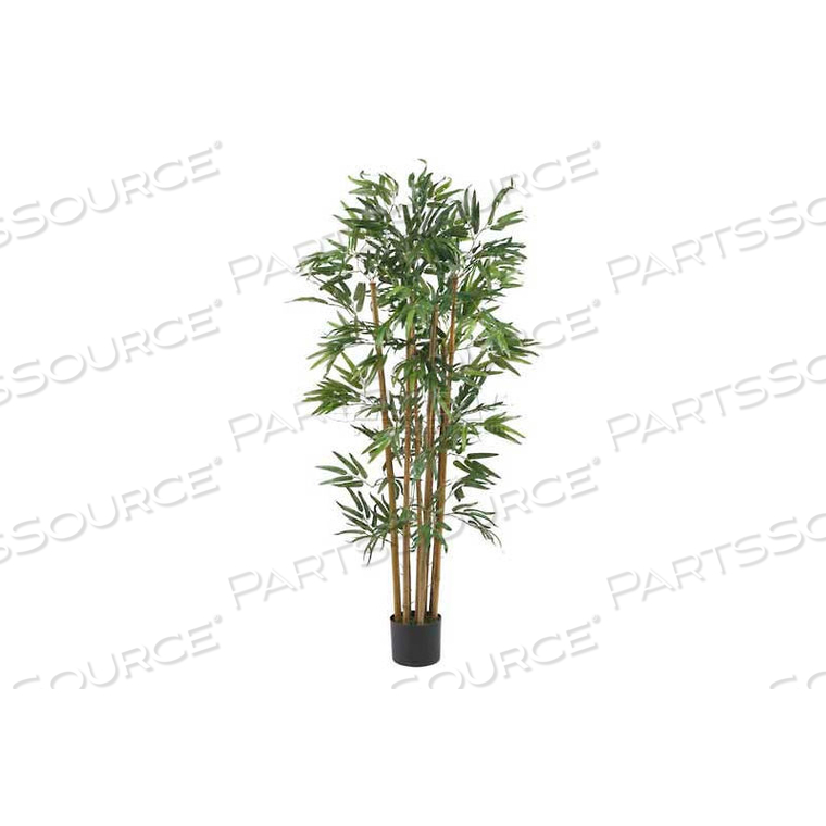 4' MULTI BAMBUSA BAMBOO SILK TREE by Nearly Natural
