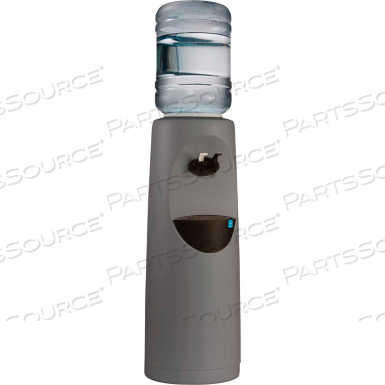 AQUAVERVE KONCEPT MODEL COMMERCIAL ROOMTEMP/COLD BOTTLED WATER COOLER DISPENSER - GREY W/ BLACK TRIM by Elite Holdings Group