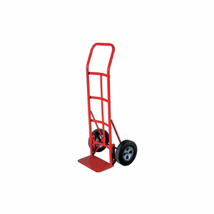 HAND TRUCK - FLOW BACK HANDLE - SOLID RUBBER WHEELS - 800 LB. CAPACITY - RED by Milwaukee Hand Trucks