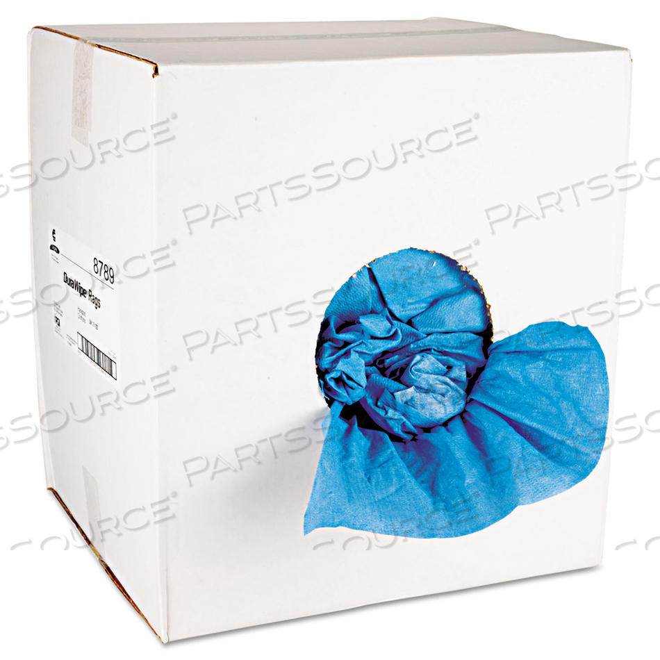 VERACLEAN CRITICAL CLEANING WIPES, CREPED TEXTURE, CRUMPLE, 14 X 14, BLUE by Chicopee