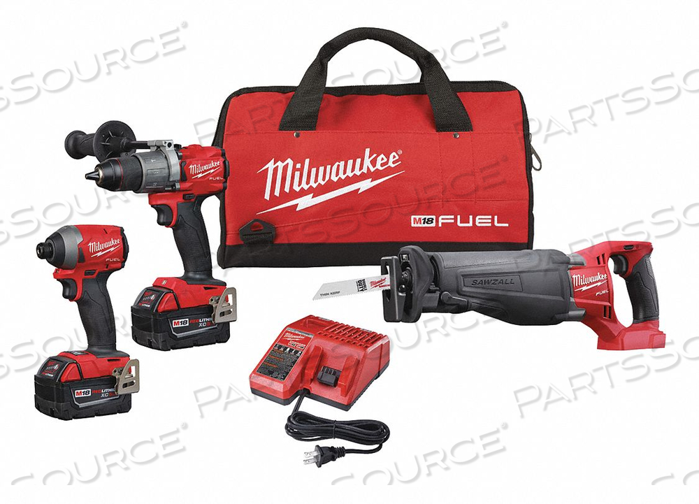 2997-23 MILWAUKEE M18 FUEL 3 TOOL COMBO KIT by Milwaukee Electric Tools
