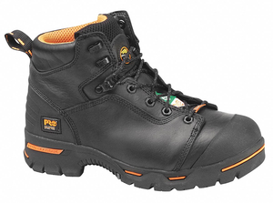 H9578 6 WORK BOOT 10-1/2 M BLACK STEEL PR by Timberland