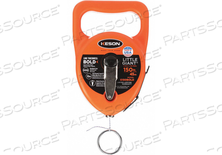 CHALK LINE REEL 150 FT L ORANGE by Keson