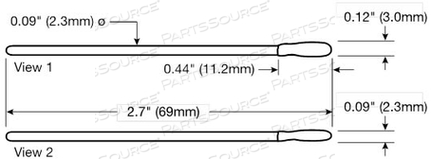 SEALED POLY 2.5" STATIC by Chemtronics