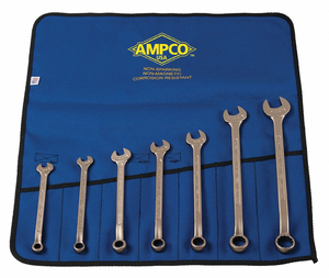 COMBO WRENCH SET 8-22MM 7 PC by Ampco Safety Tools