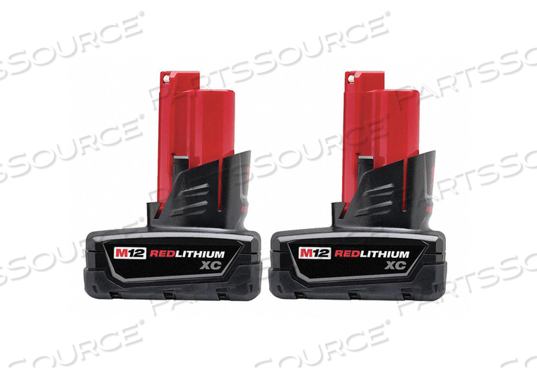 BATTERY 12V 3.0AH LI-ION PK2 by Milwaukee Electric Tools